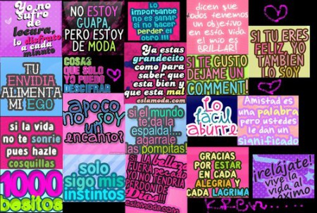 collage de frases